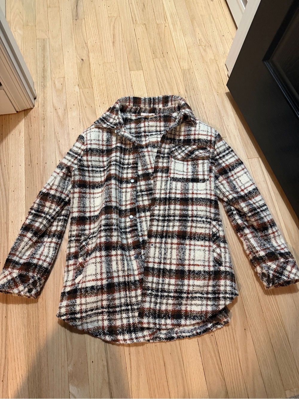Como Vintage Plaid Shacket
